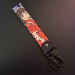 Studio Ghibli Spirited Away, No Face Wristlet Lanyard Keychain Accessory